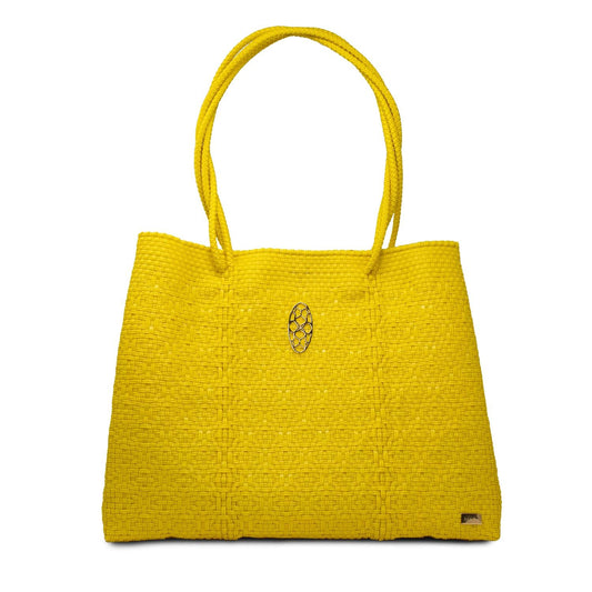 Women's Travel Woven Tote Bag With Clutch