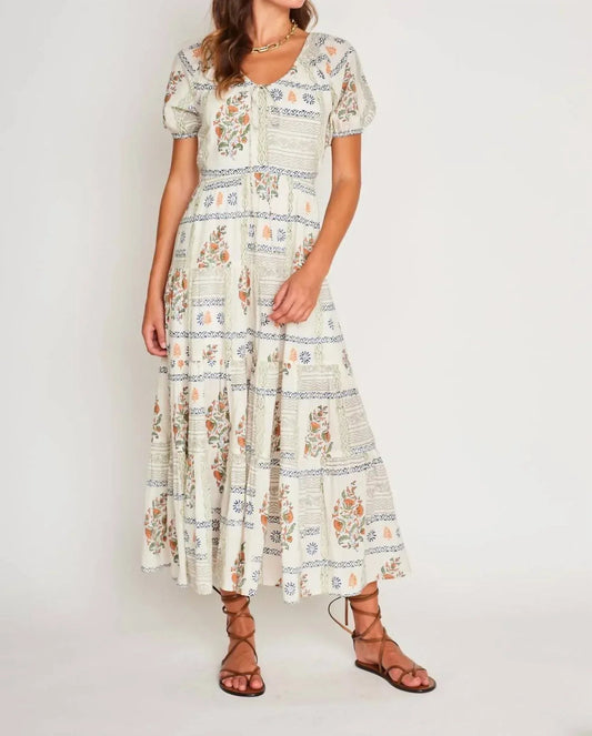 Ayana Desert Tile Maxi Dress