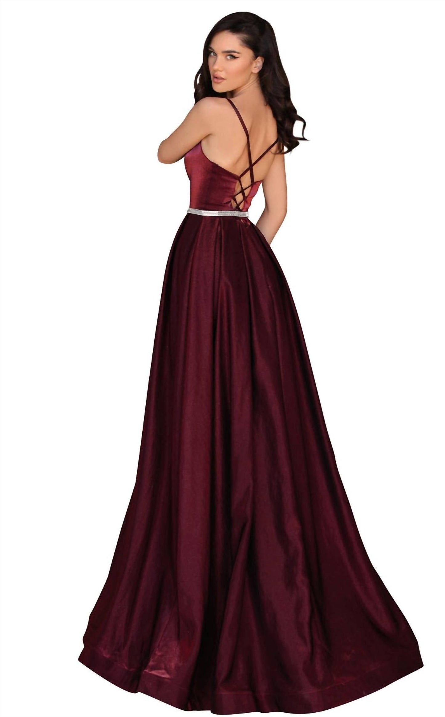 Sleeveless V-neck Maxi Dress