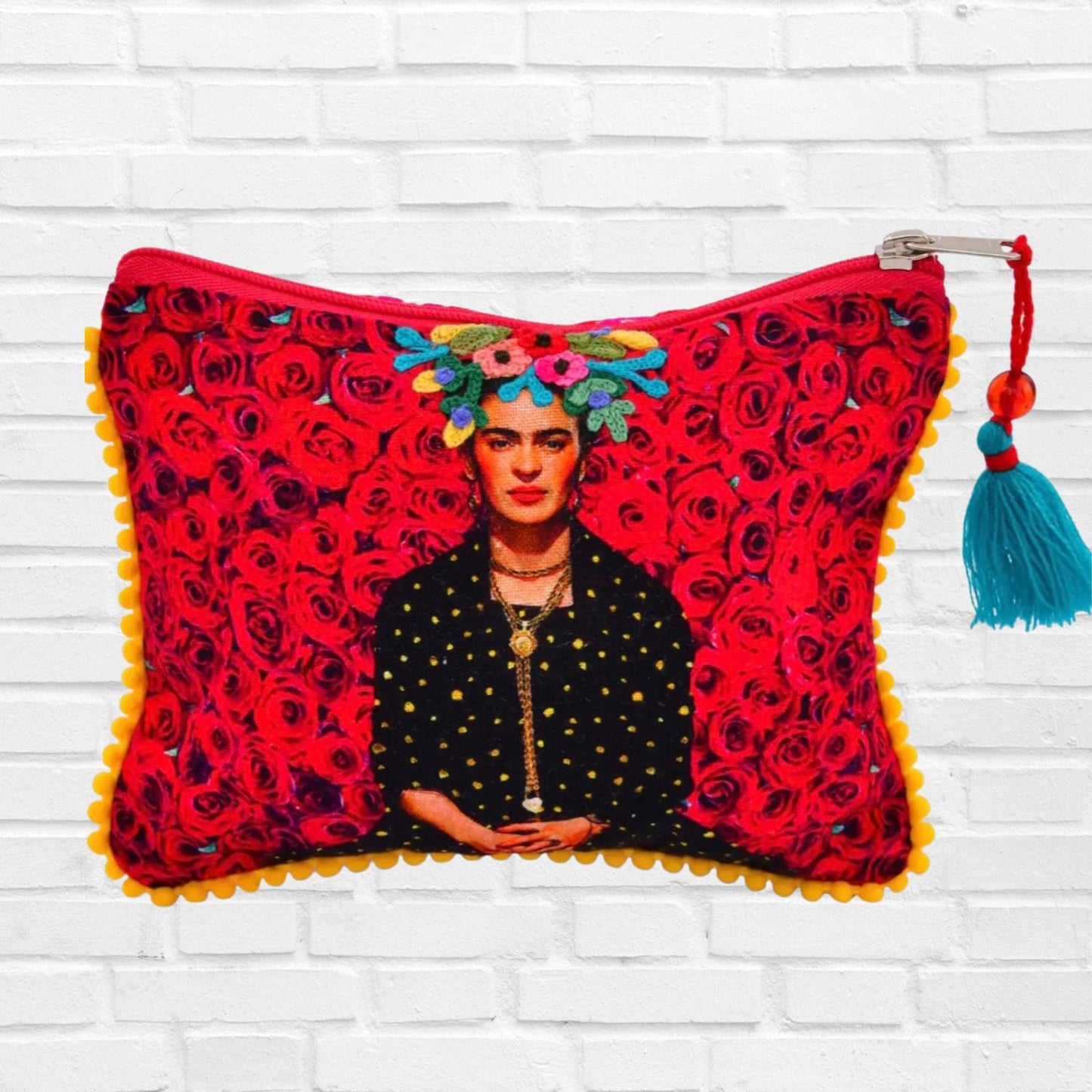 Damen-Frida-Kahlo-Beutel