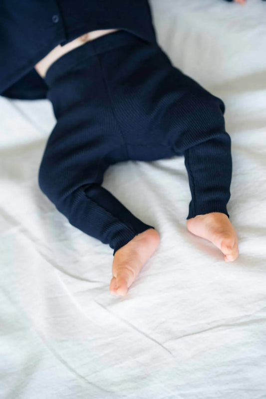 Gerippte Leggings für Kinder
