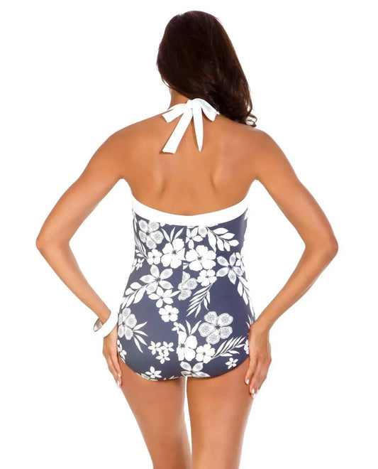 Bandeau Halter One Piece Swimsuit