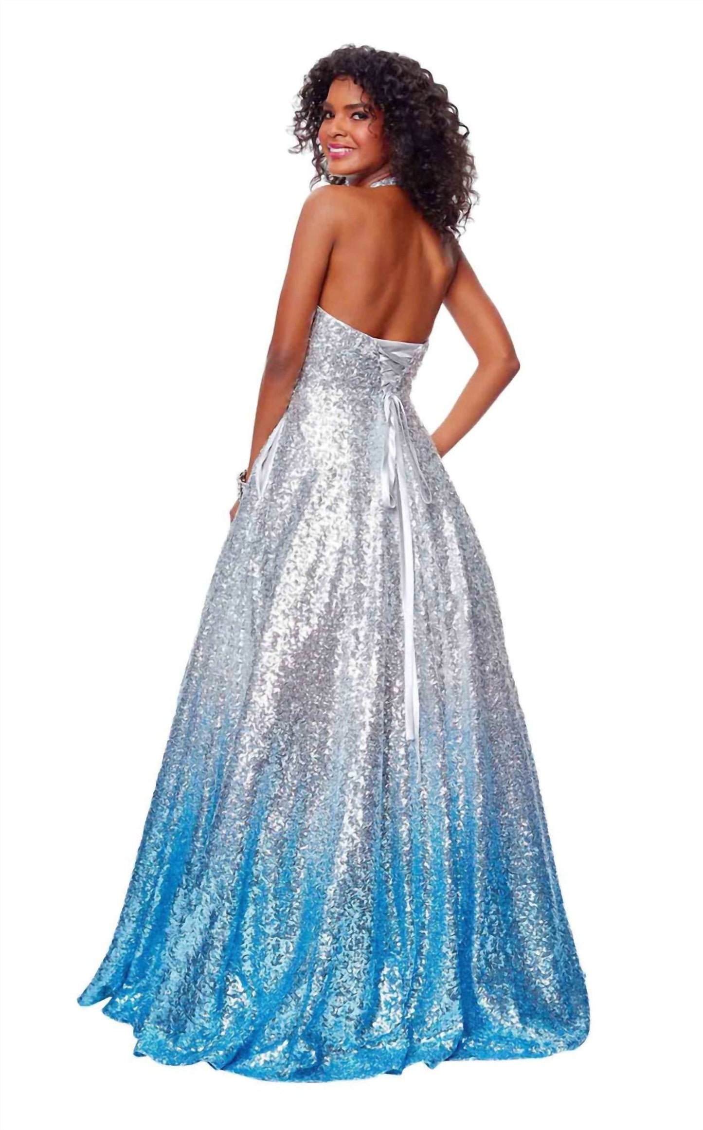 Halter Neckline Ball Gown