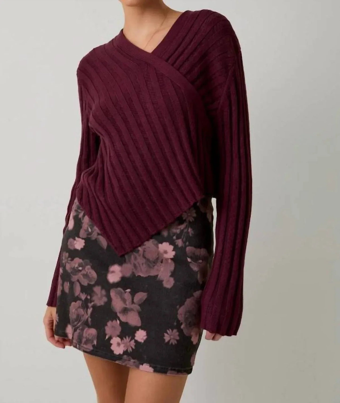 Twisted Sweater Top