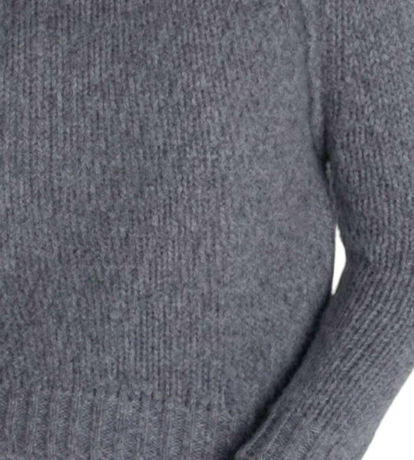 Gestrickter Rollkragenpullover