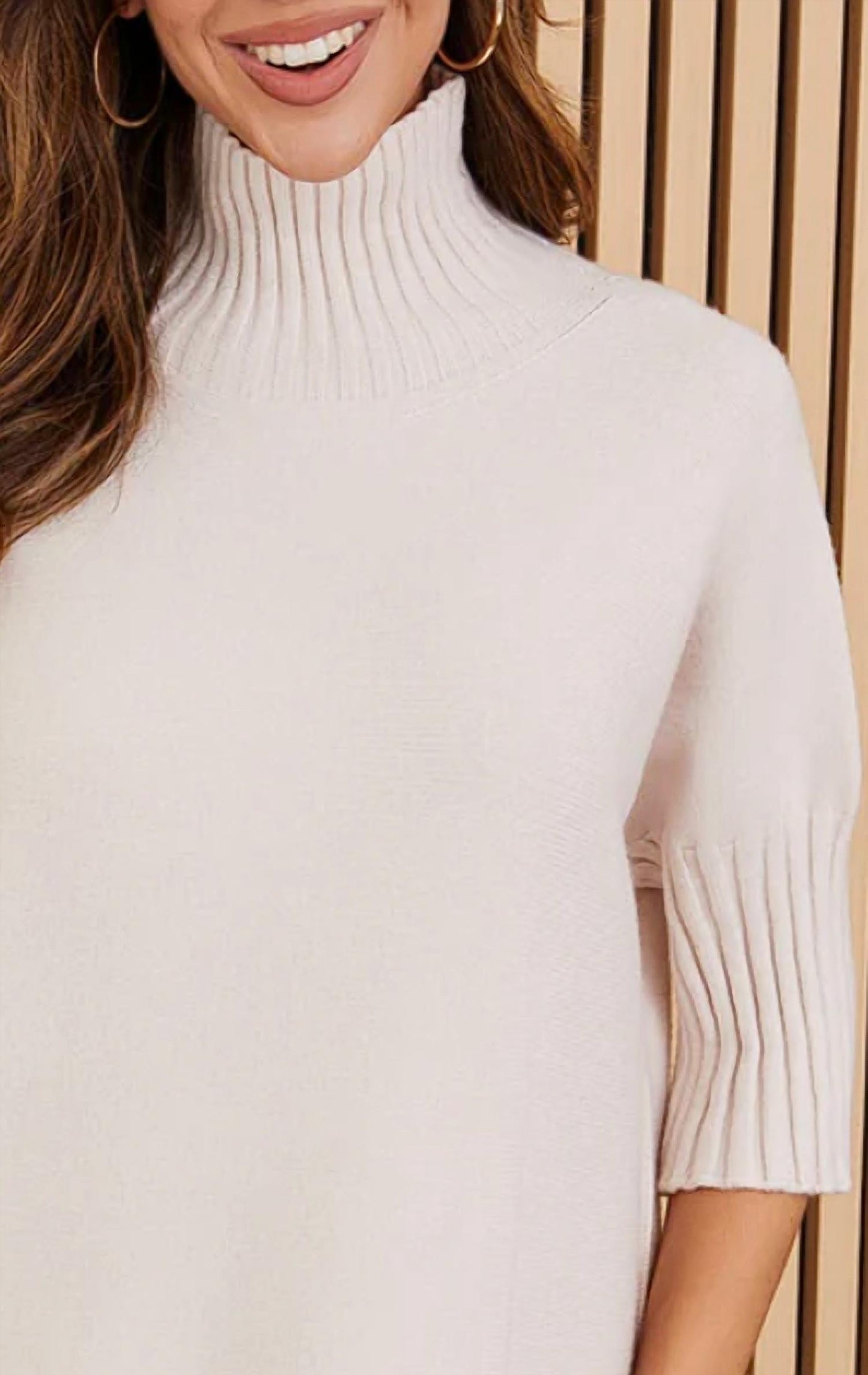 Milio Milano Rollkragenpullover-Oberteil