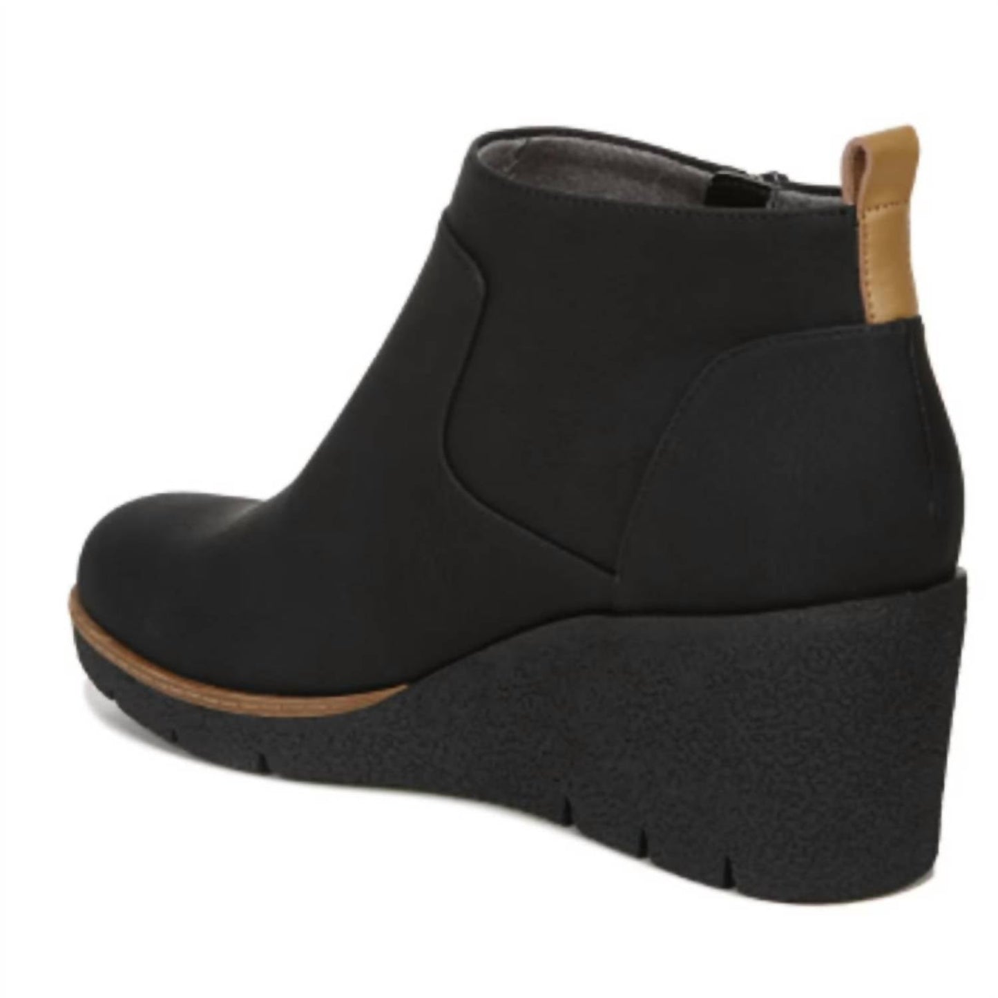 Women's Faux Leather Bianca Wedge Bootie Shoes