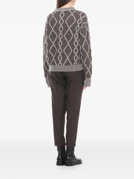 Celso Argyle Crewneck Sweatshirt