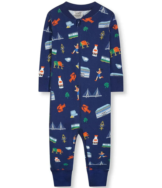 Boys Goodnight Boston Romper