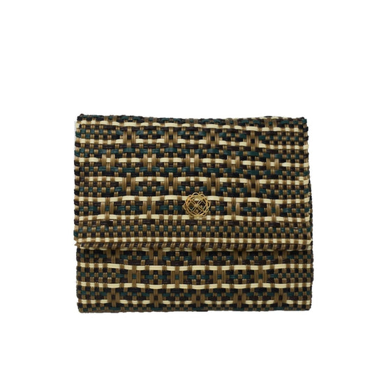 Women's Woven Long Braided Strap Crossbody Bag