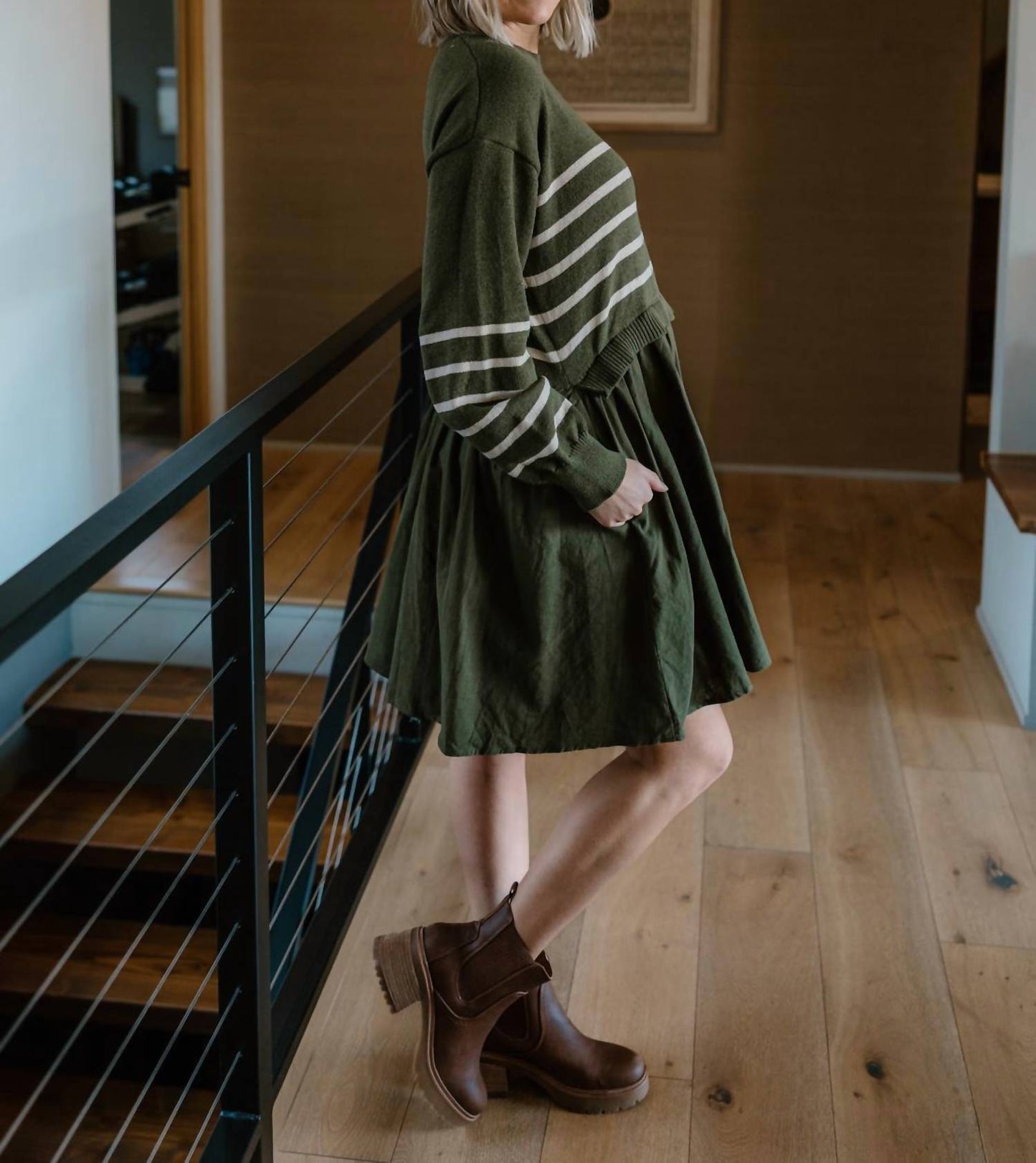 Damenkleid Celeste mit Streifen