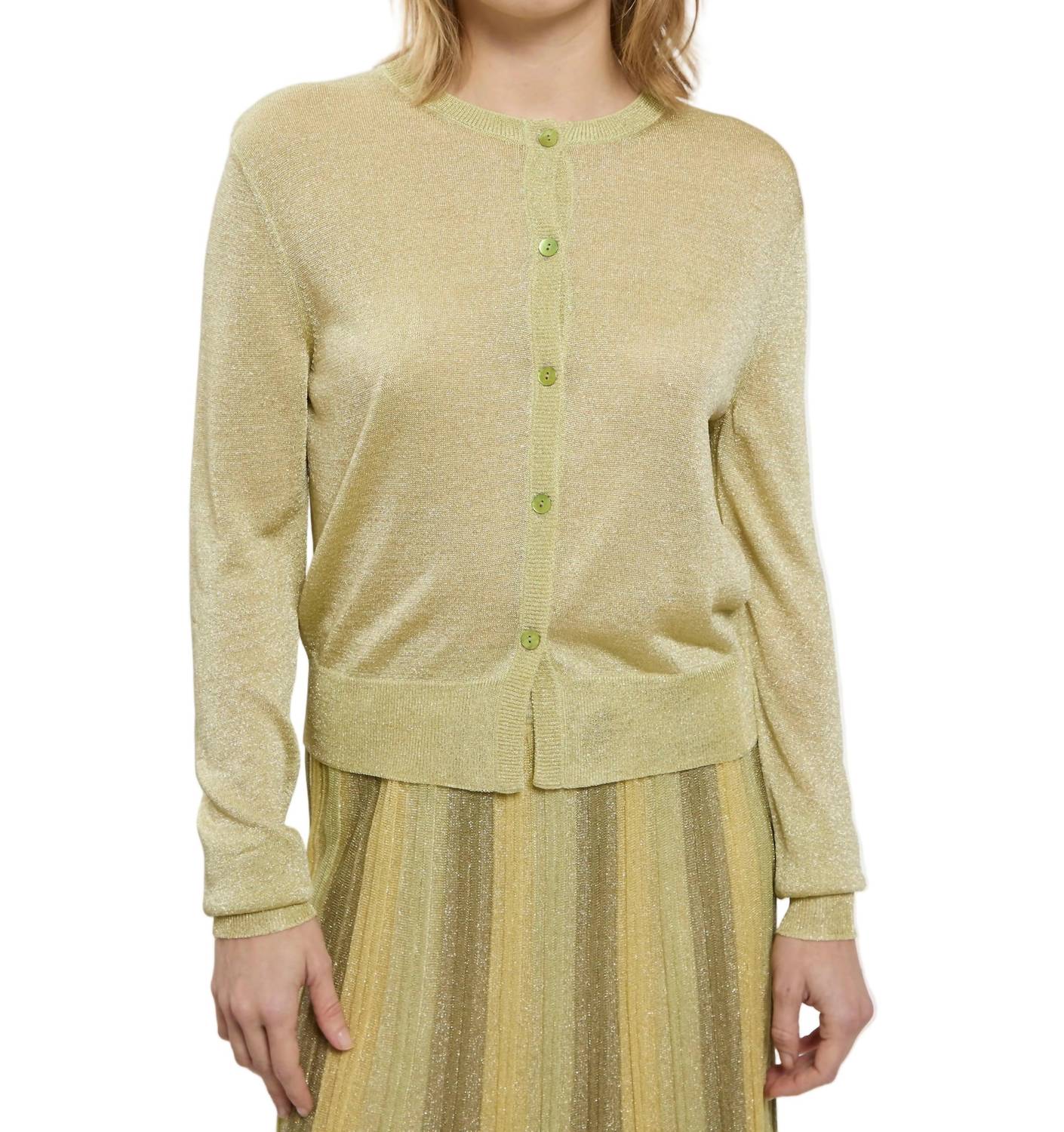 Damen Lurex-Cardigan