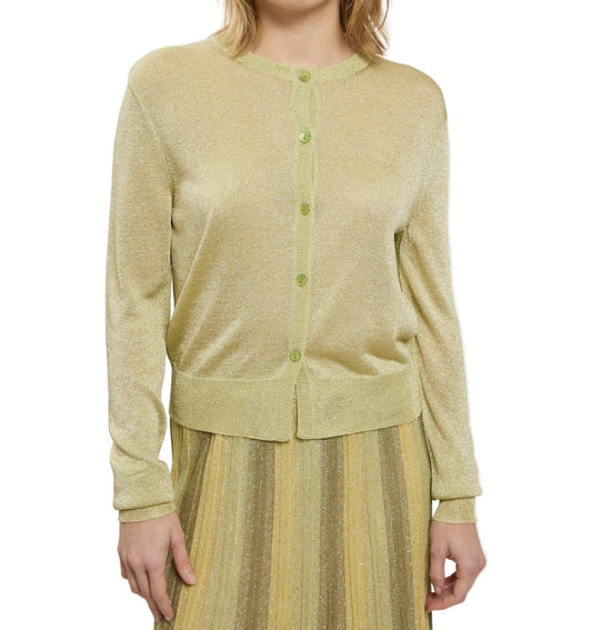 Women's Gala Lurex Cardigan