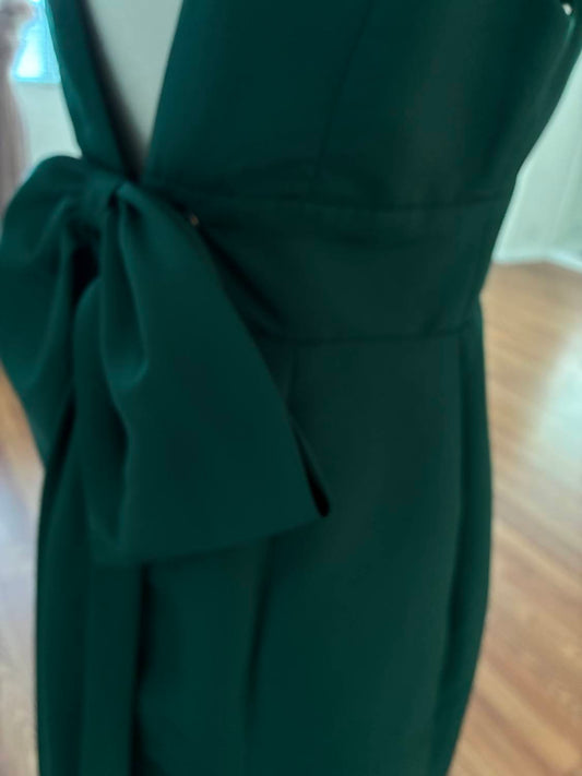 Women's Crepe Full-Length Sleeveless Dress