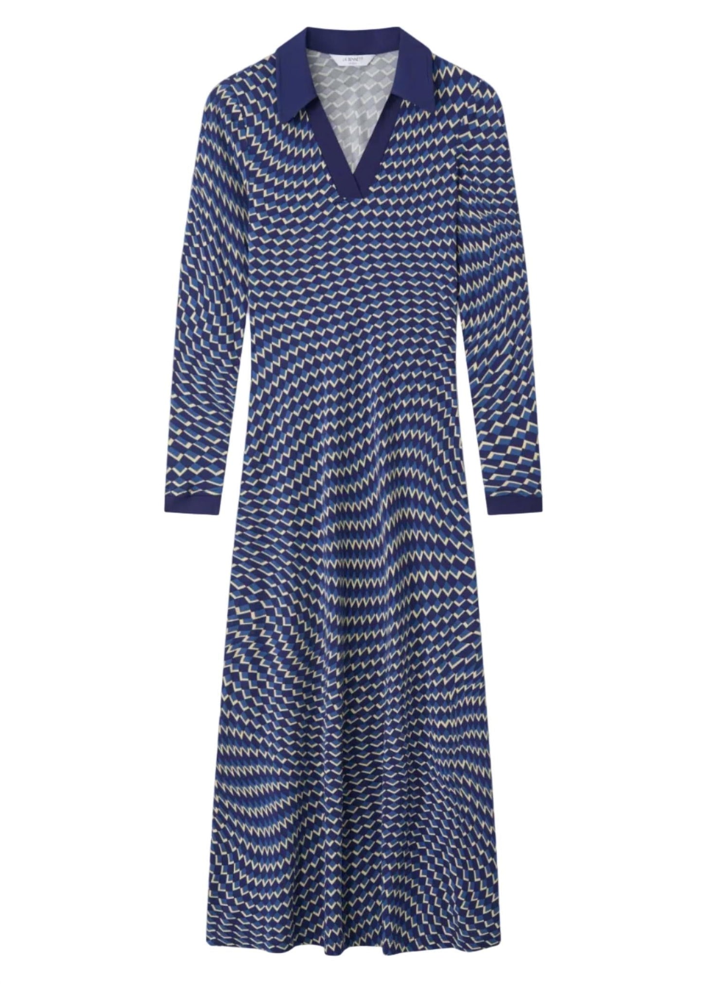 Brigitte Jersey Swirl Print Dress