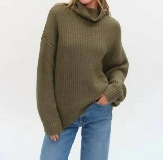 Delaney Oversized Turtleneck Sweater