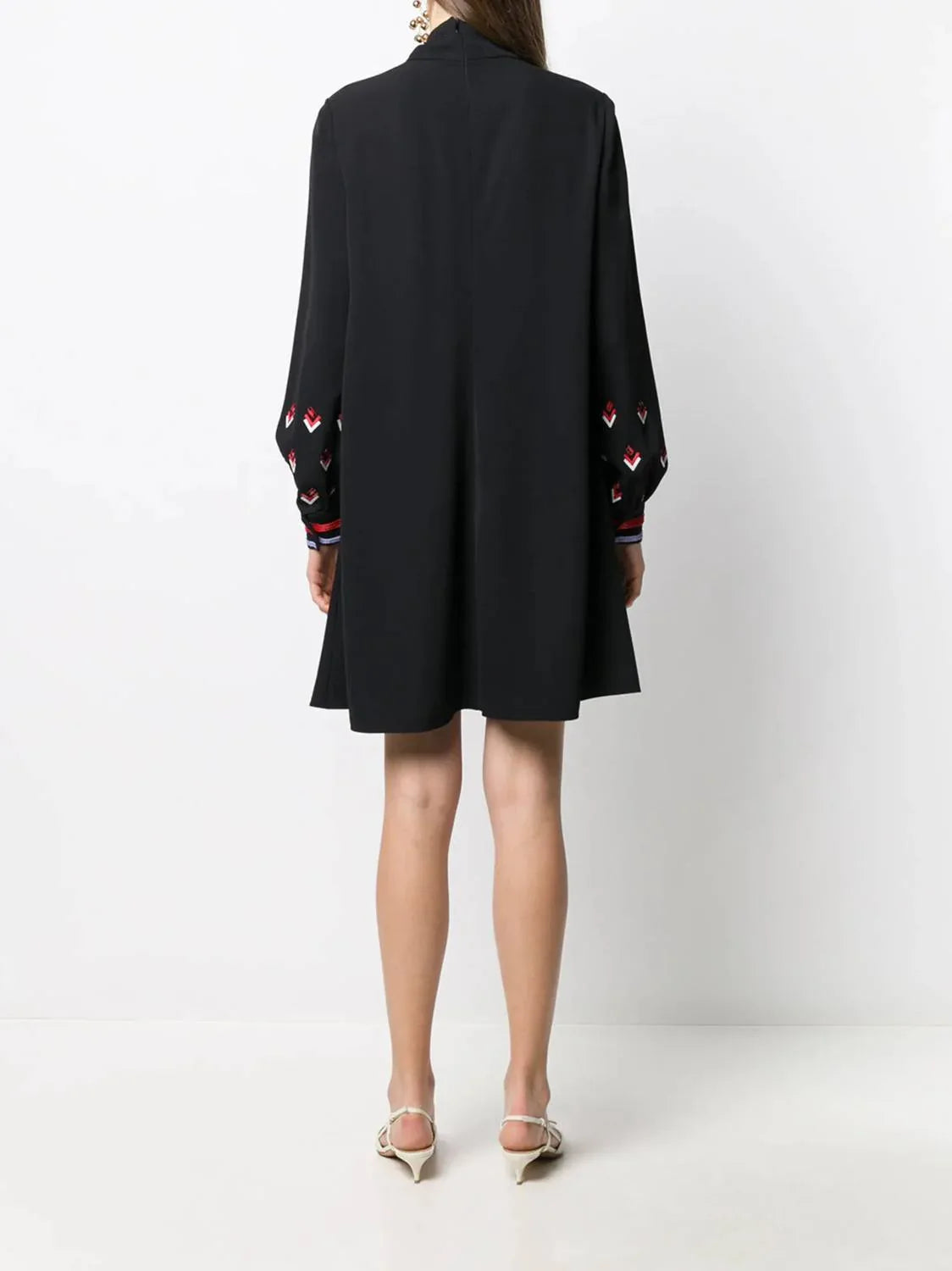 Paillettenkleid Langarm