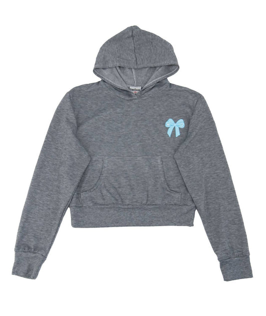 Mädchen-Tate-Teddy-Kapuzenpullover mit Schleifentasche