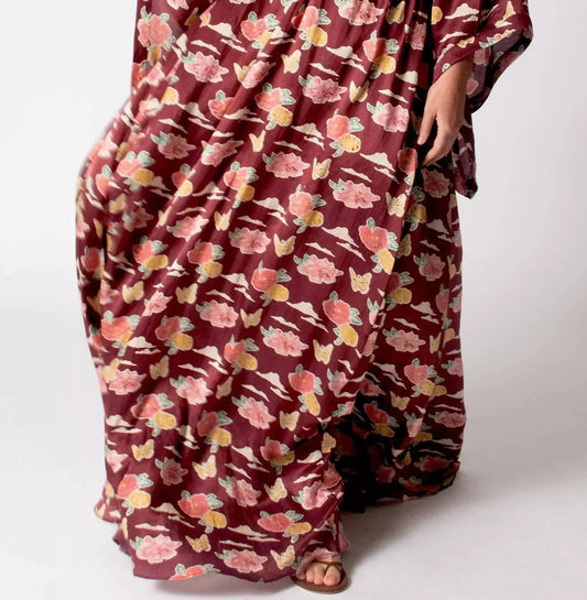 Amora Cut-out Floral Maxi Dress