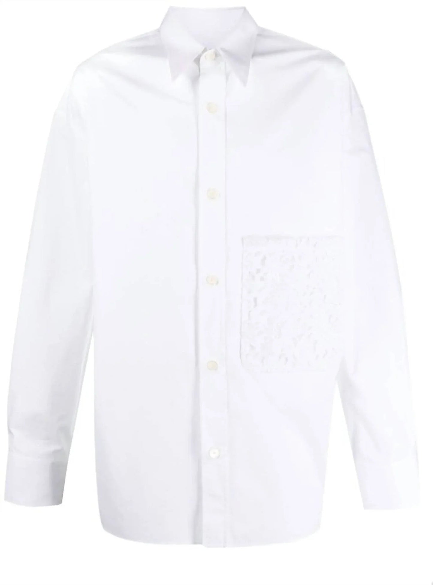 Floral Lace Pocket Shirt