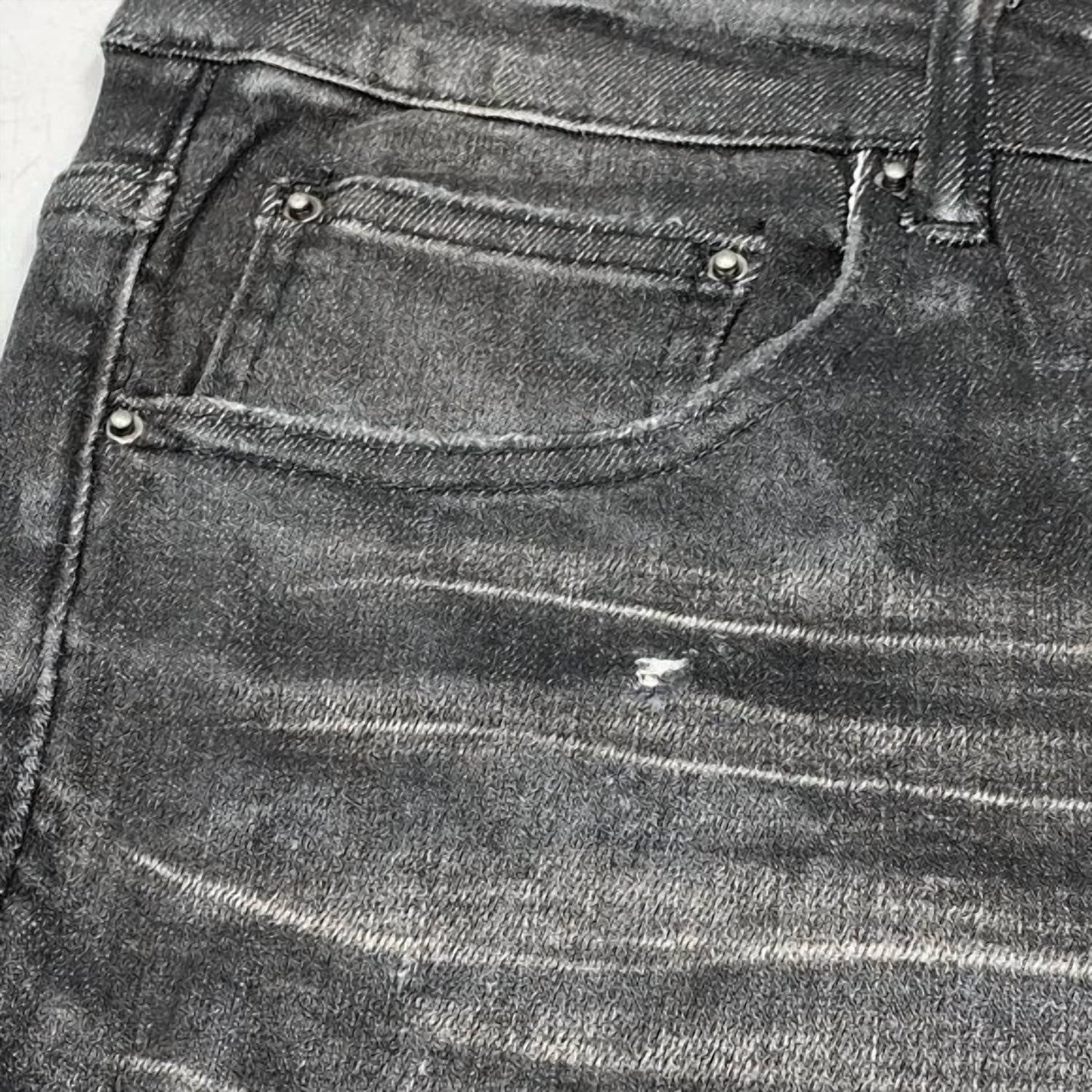 Herren Euro Distressed Denim Skinny Jeans