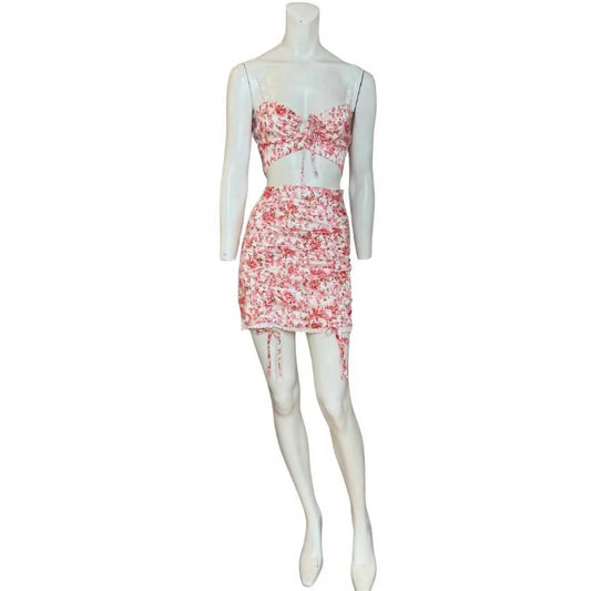 Crop Top and Mini Skirt Set