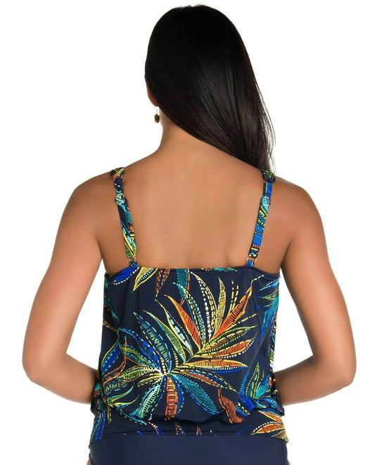 Blouson Tankini Top