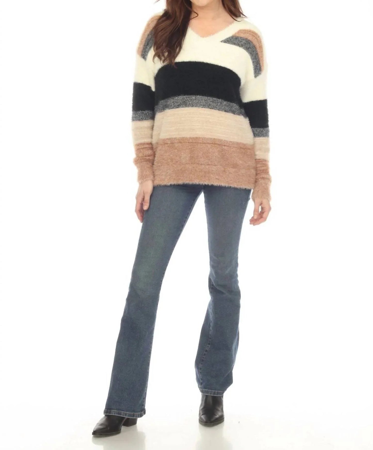 Striped Round Neck Sweater