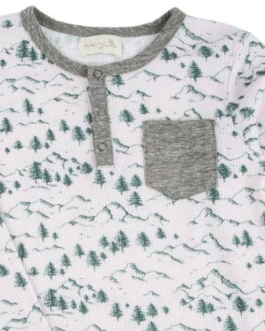 Boys' Parker Waffle Henley Top