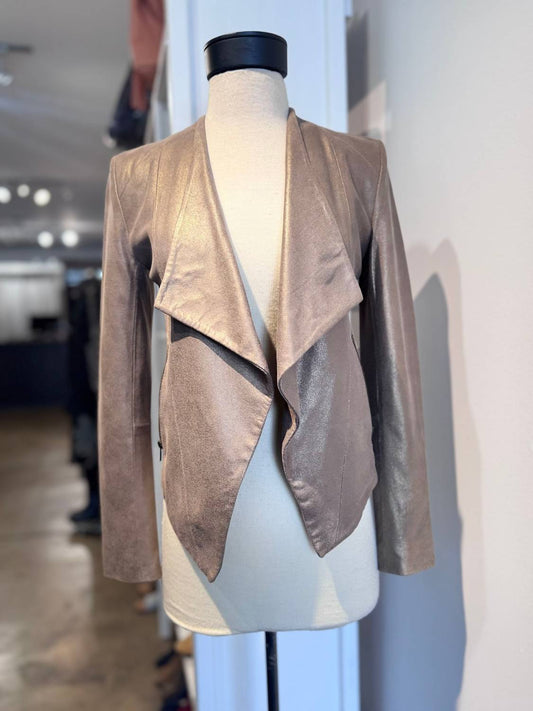Women's Metallic Fold Jacket