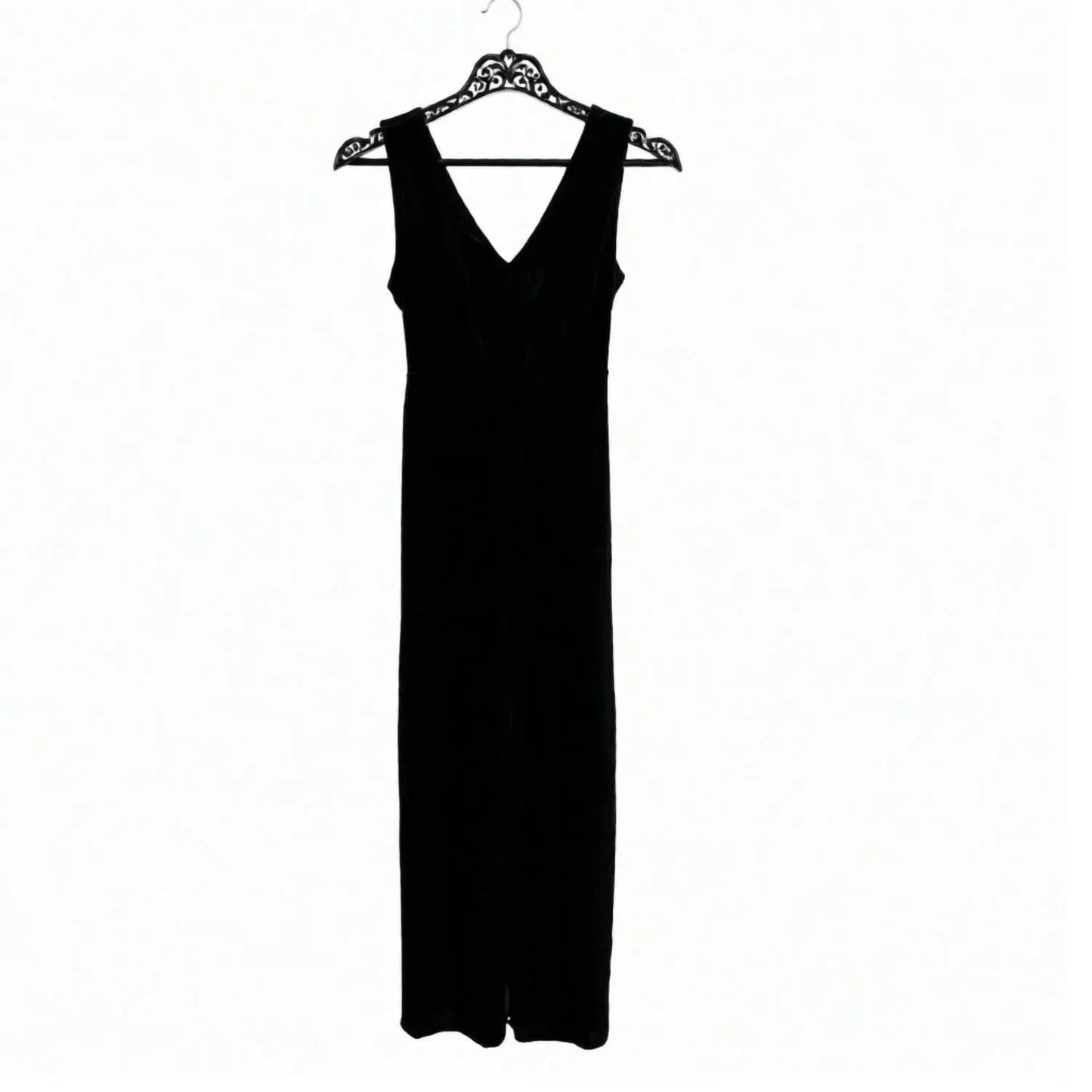 Velvet Cocktail Party Wide Leg Jumpsuit