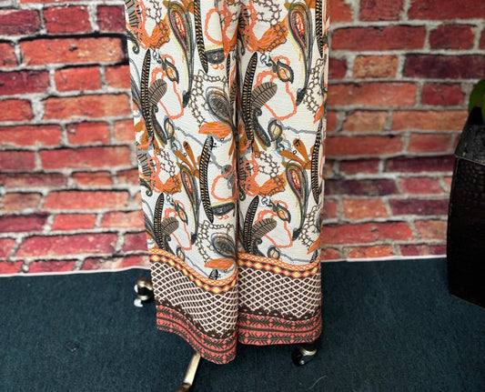 Women's Desert Paisley Wide-leg Pants