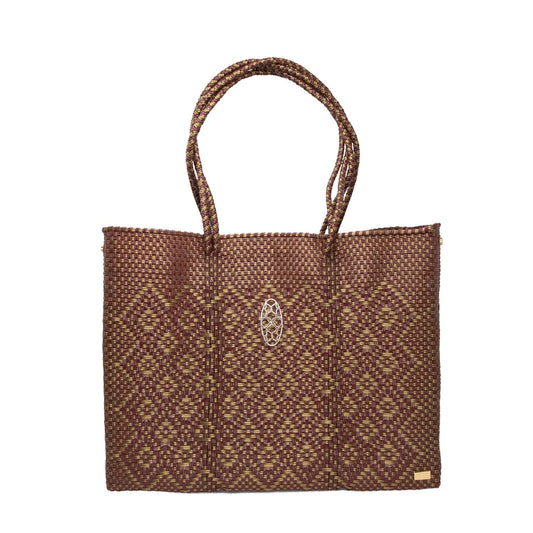 Women's Travel Handmade Aztec Tote Bag With Clutch