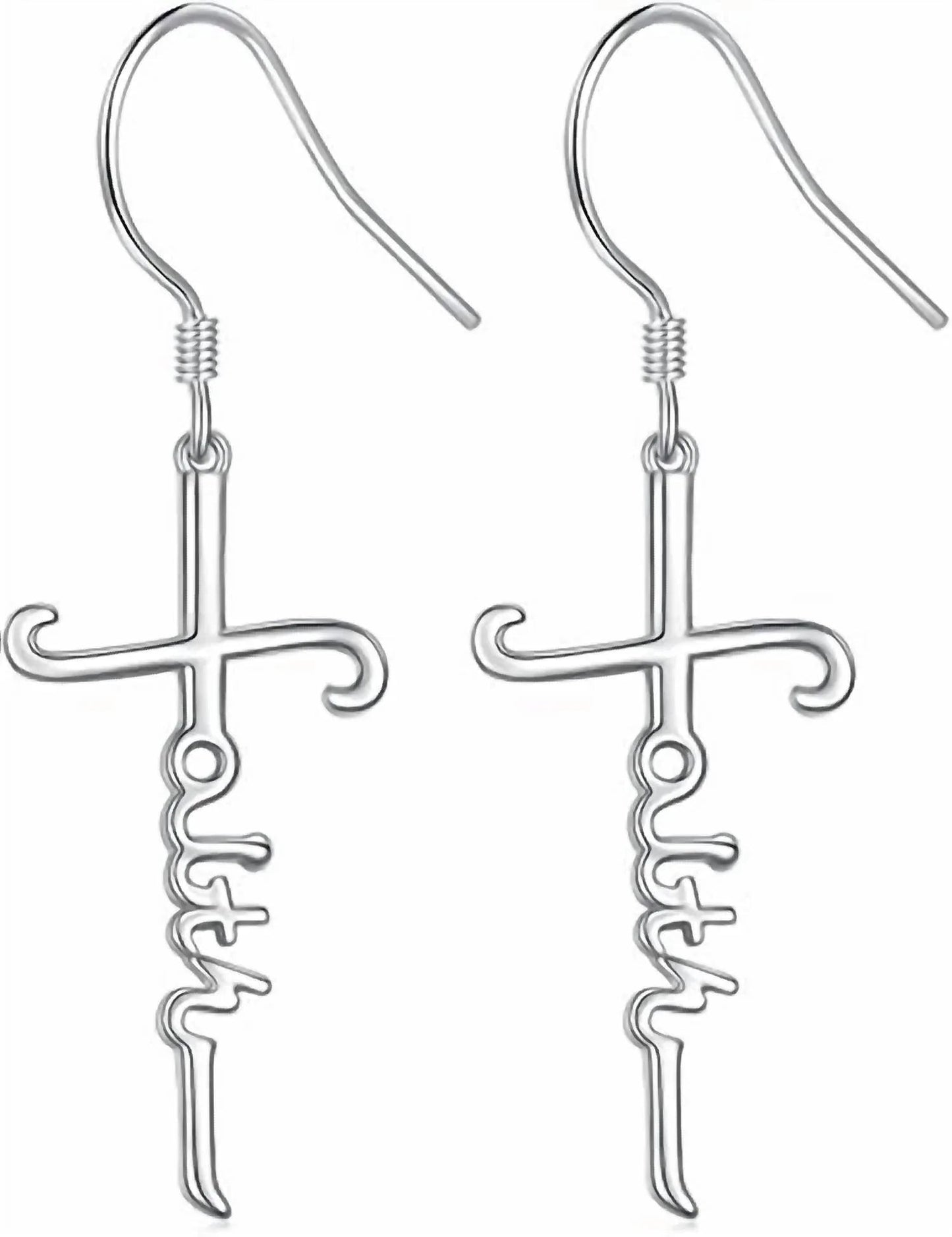 Women's Faith Dangle Earrings