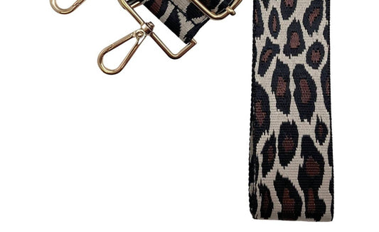 Women's Jaguar Print Adjustable Crossbody Bag Strap