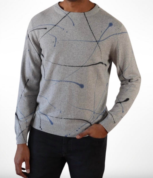 Splatter Crewneck-Pullover