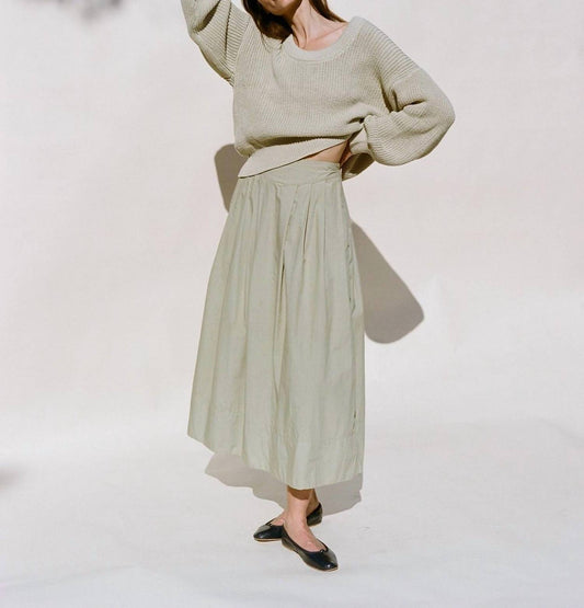 Bower Pleated Skirt