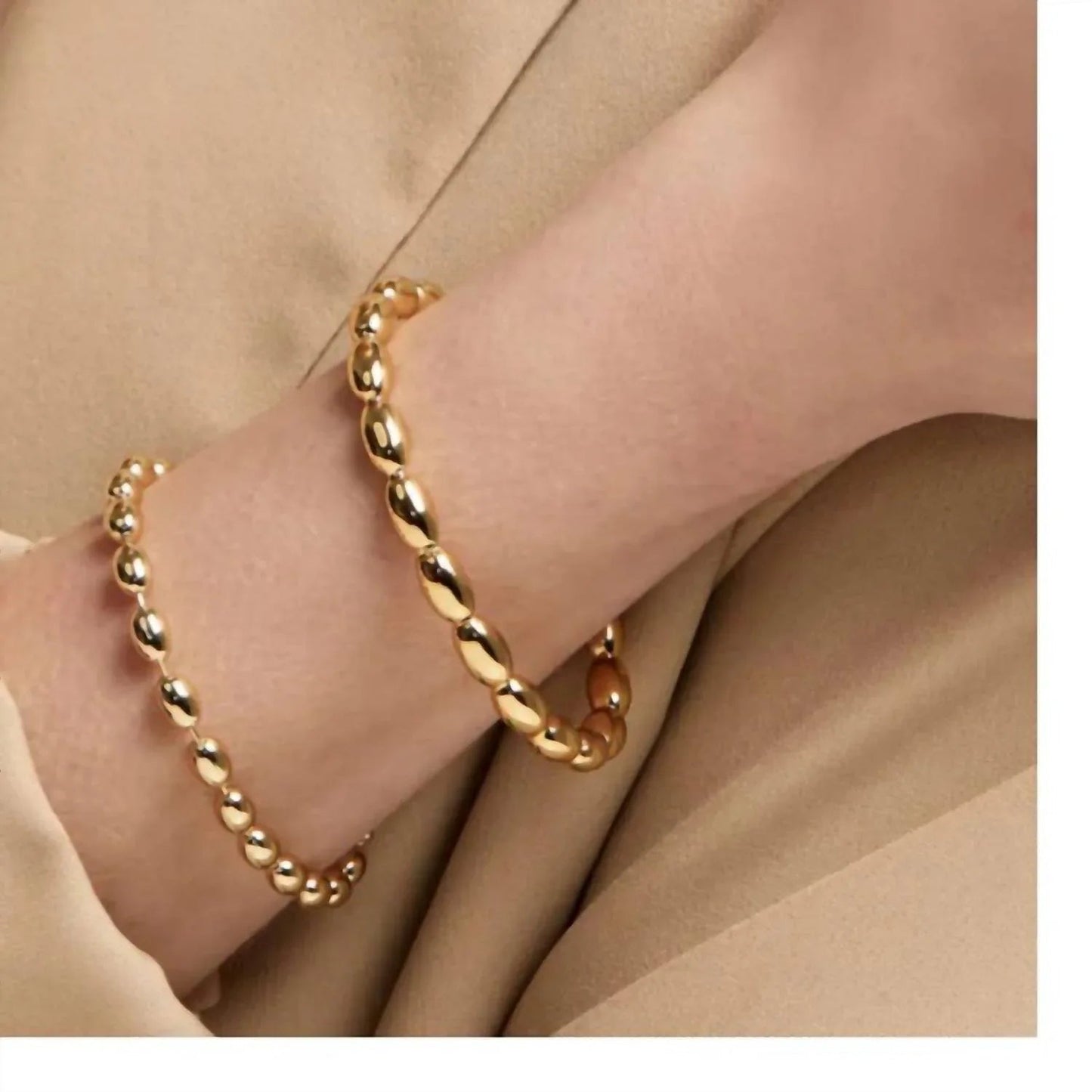 Women's Beaded Magnetic Closure Bracelet