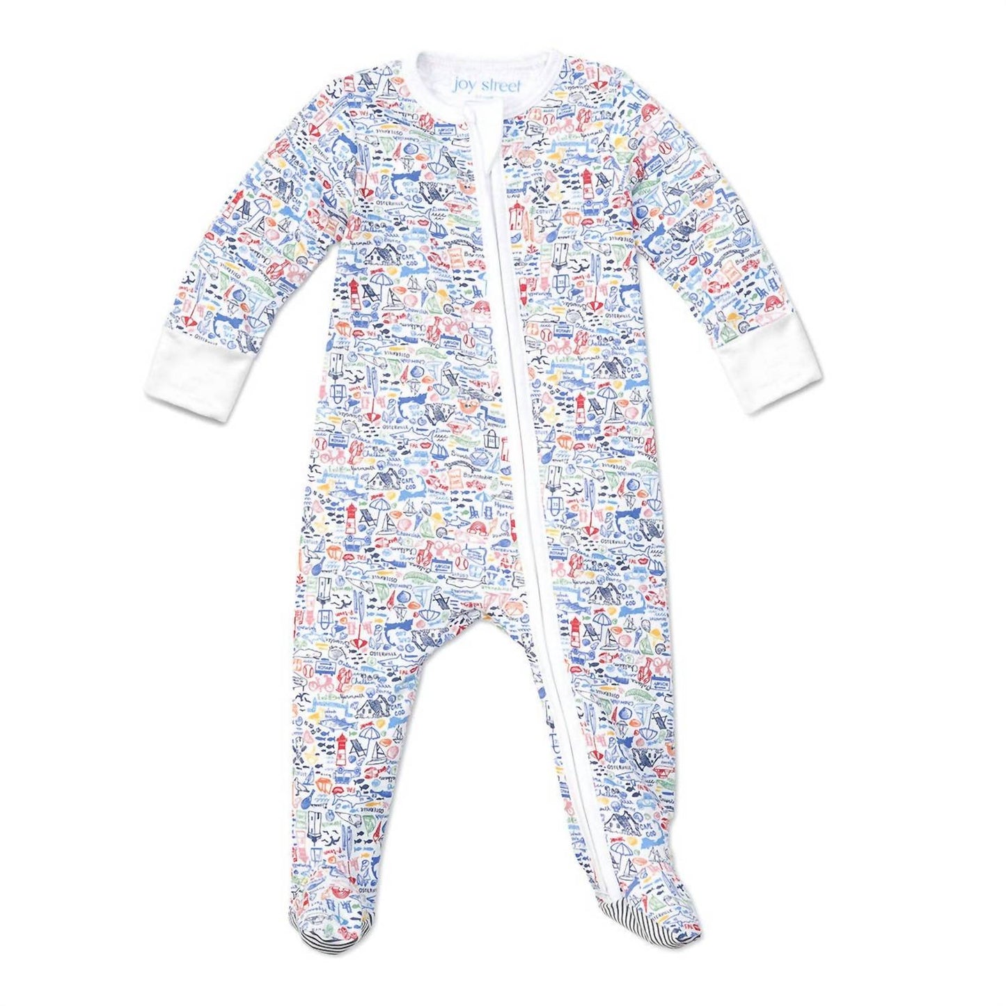 Kinder Cape Cod Reißverschluss Baby Strampler