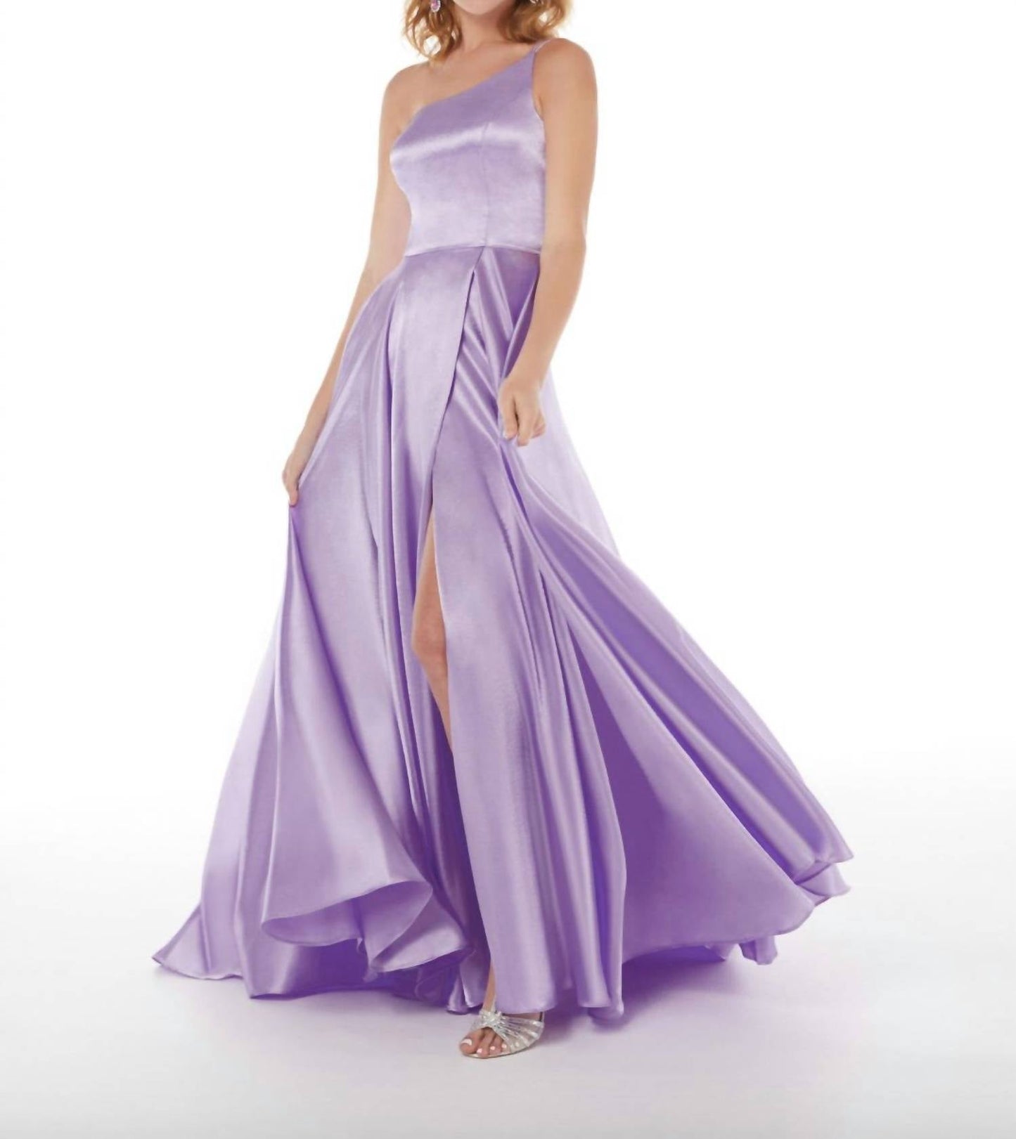 Asymmetrisches A-Linien-Kleid
