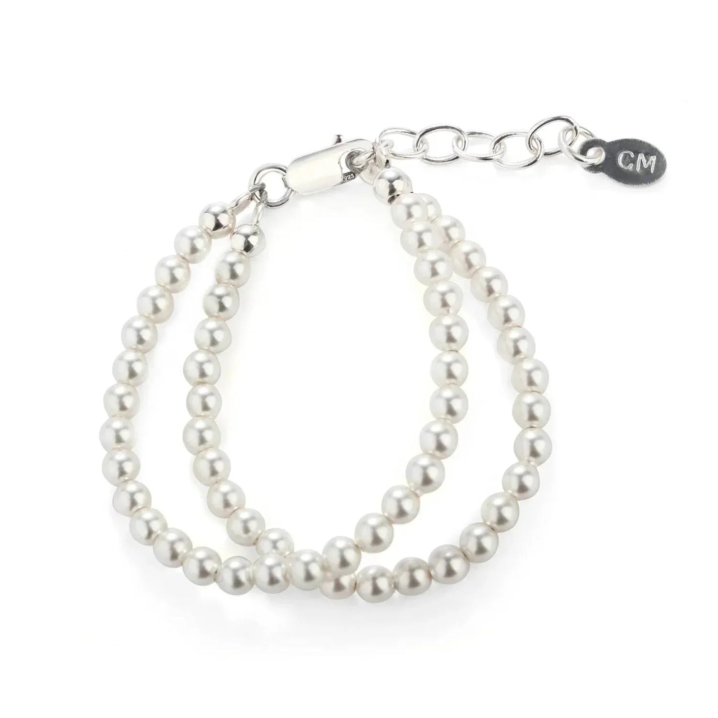Elizabeth Pearl And Sterling Silver Bracelet