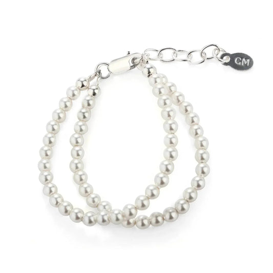 Elizabeth Pearl And Sterling Silver Bracelet