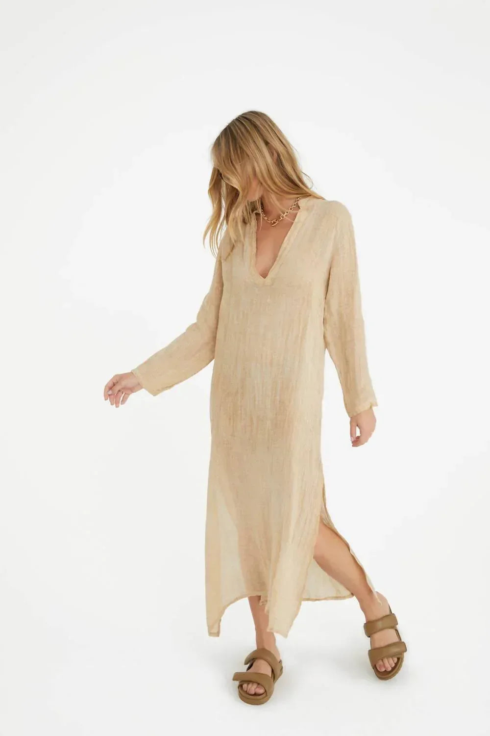 Maxine Caftan Tunic Dress