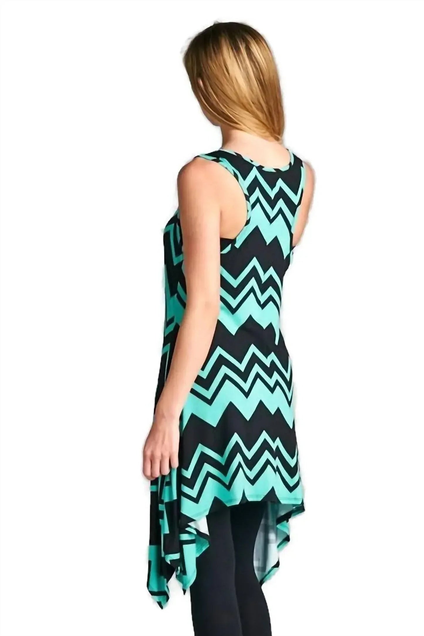 Chevron Tunic Tank Dress