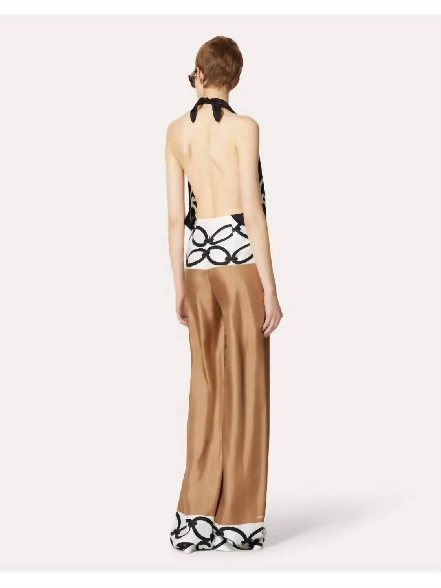 Jumpsuit aus Seidentwill