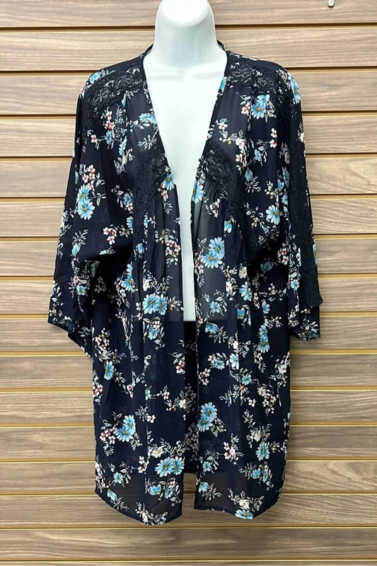 Women's Floral Lightweight Shawl