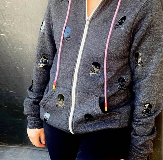 Dotty Zip Up Hoodie
