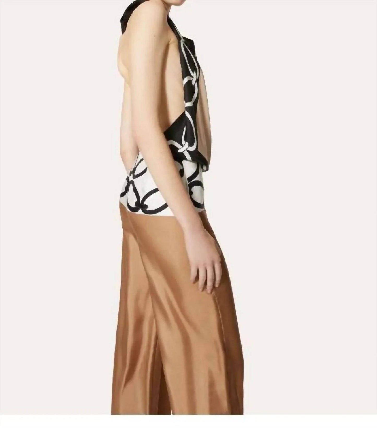 Jumpsuit aus Seidentwill