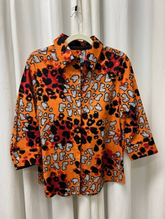 Women's 3/4 Sleeve Slim Fit Shirt