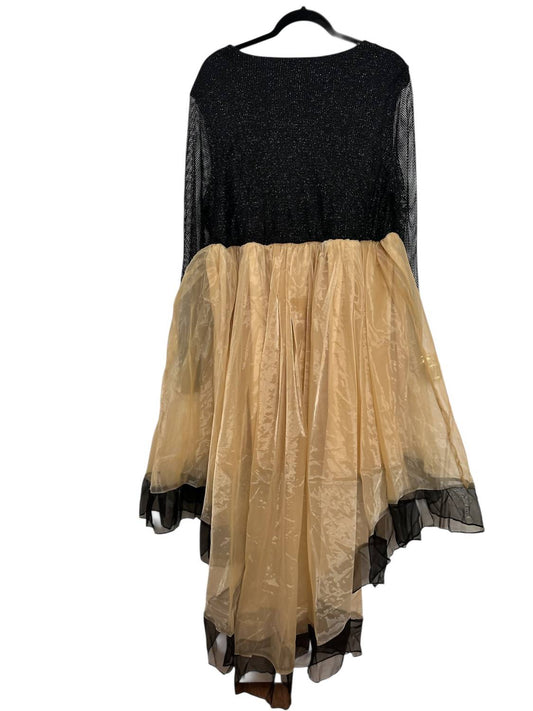 Women's V Neck Long Sleeve Dress - Plus
